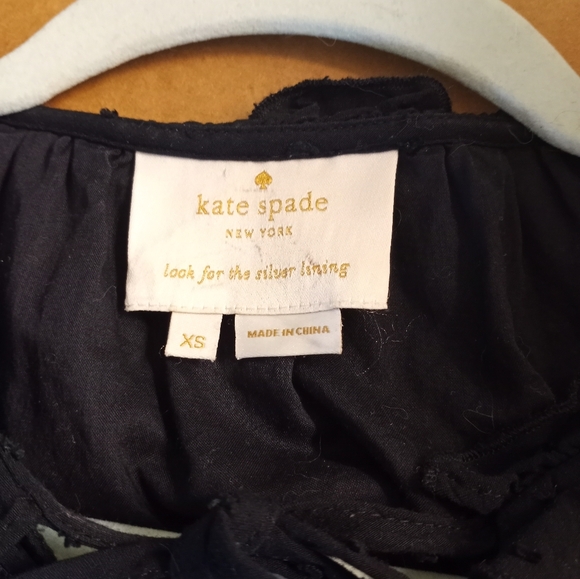 Kate Spade Broome Street Swiss Polka Dot Coquette Girl Tiered Ruffled Dress - Picture 7 of 7